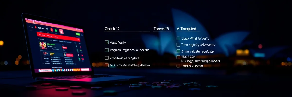 Quick Safety Checklist Before Your First Deposit for players in Australia